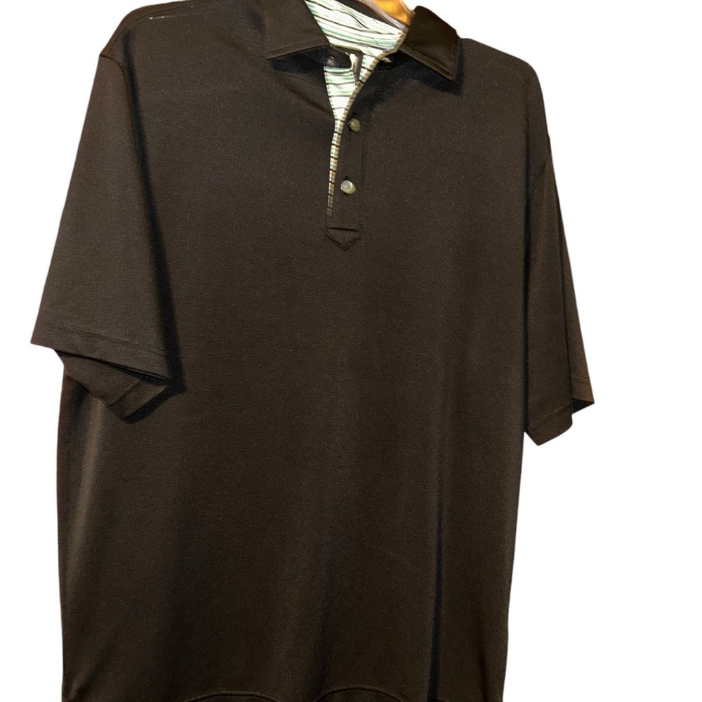 Men Footjoy Black Polo golf shirt Medium M